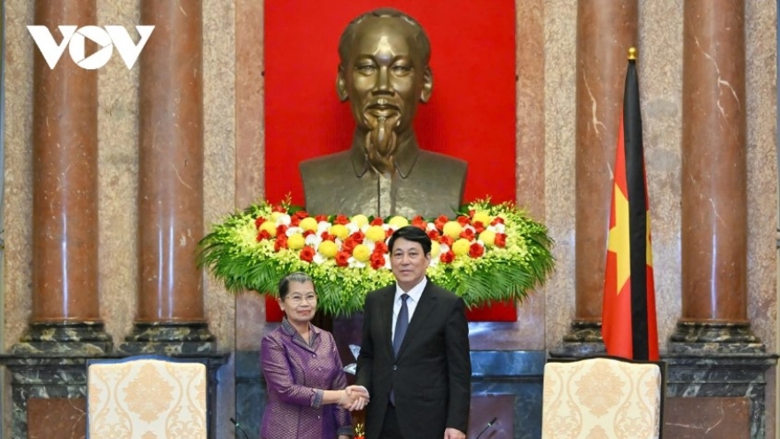Vietnamese President hosts Cambodian People's Party official